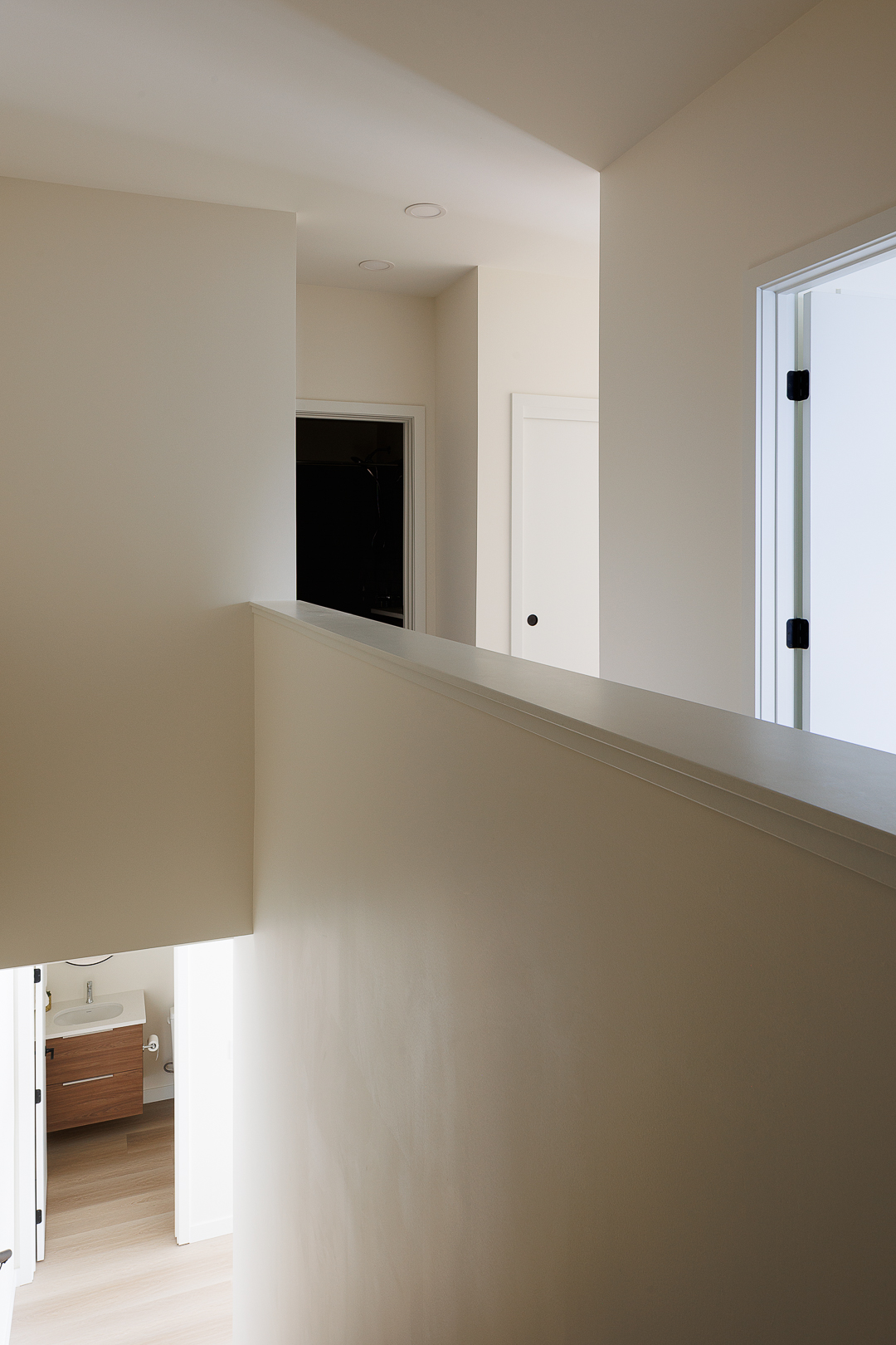 Upstairs landing with natural light
